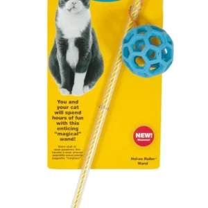 JW Pet Cataction Holee Roller Ball Wand Cat Toy