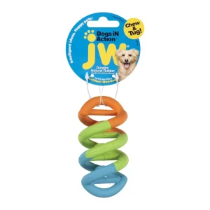 JW Pet Dogs in Action Rubber Dog Toy Multi-Color Small