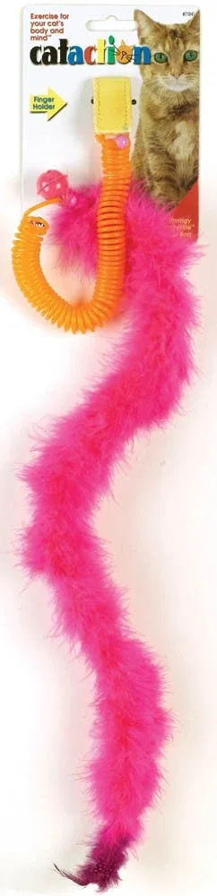JW Pet Featherlite Catnip Boa Springy