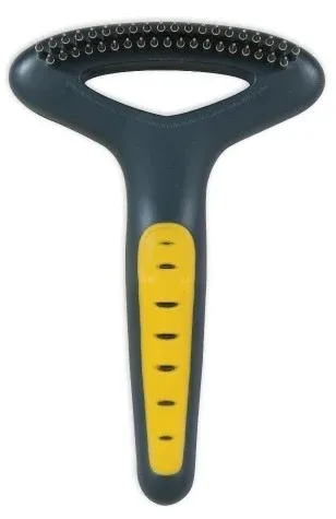 JW Pet Gripsoft Double Row Undercoat Rake Regular Teeth - Image 2
