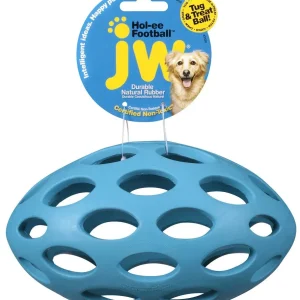JW Pet Hol-ee Football Dog Toy Assorted Large