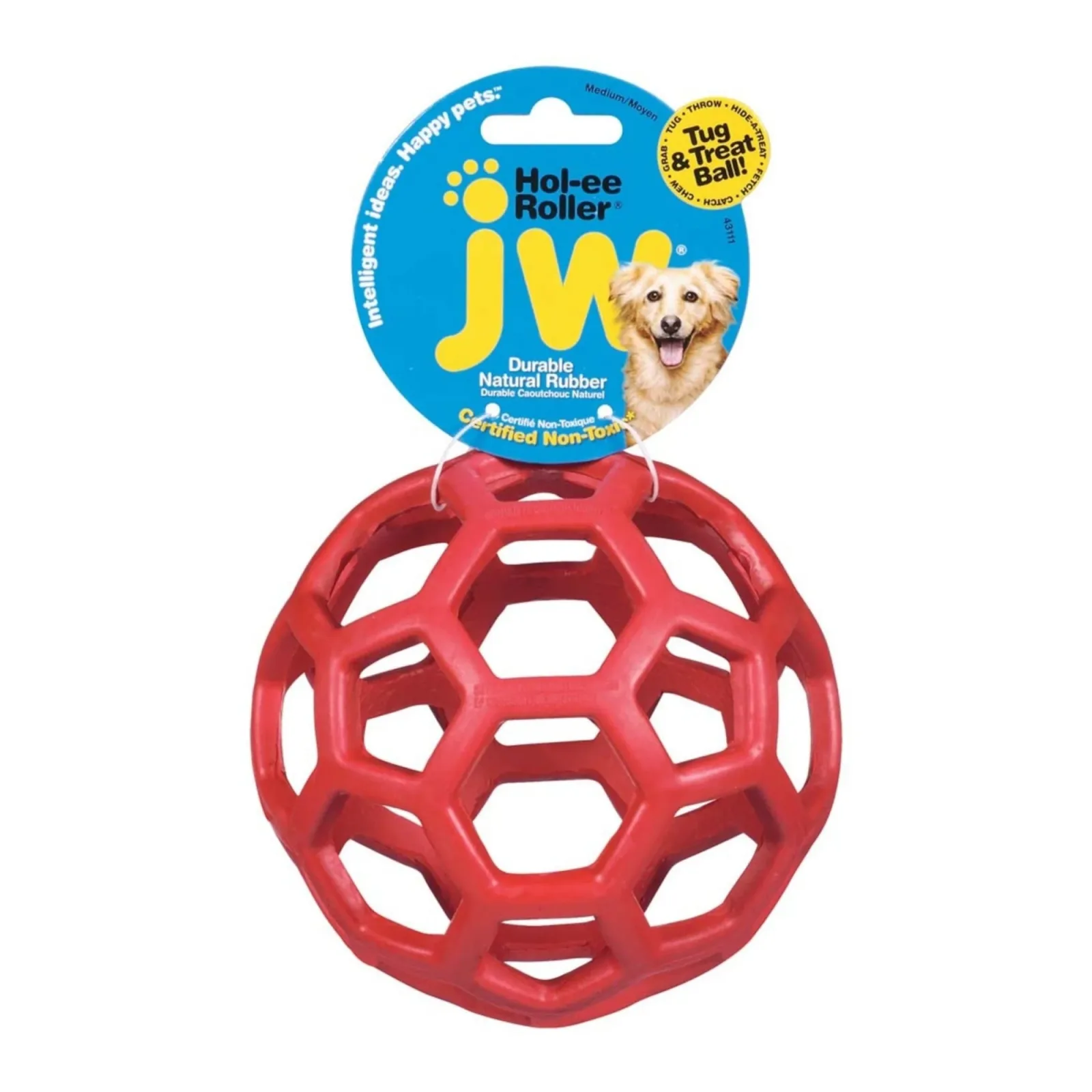 JW Pet Hol-ee Roller Dog Toy Assorted Medium