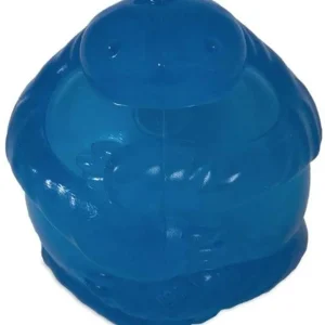 JW Pet iSqueak Sloth Ball Dog Toy Blue Small
