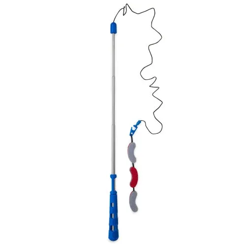 JW Pet Telescopic Felt Crawler Wand Cat Toy