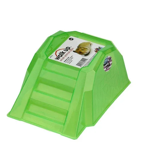 JW Pet Walk Up Barn for Small Animals Green MD - Image 2