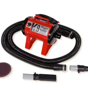K-9 Fluffer Variable Speed Dryer, Red
