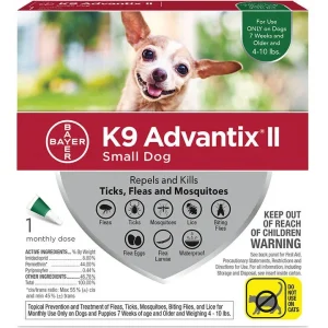 K9 Advantix Ii Dog Small Dog 1 Pack