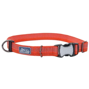 K9 Explorer® Brights Reflective Adjustable Dog Collar, Red X-Small