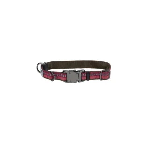 K9 Explorer® Reflective Adjustable Dog Collar, Berry XS