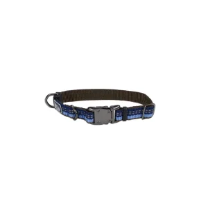 K9 Explorer® Reflective Adjustable Dog Collar, Blue Small