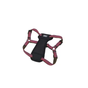 K9 Explorer® Reflective Adjustable Padded Dog Harness, Berry Medium