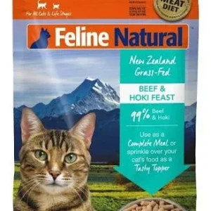 K9 Naturals Cat Freeze-dried Beef Hoki 11oz {L+x} (D)