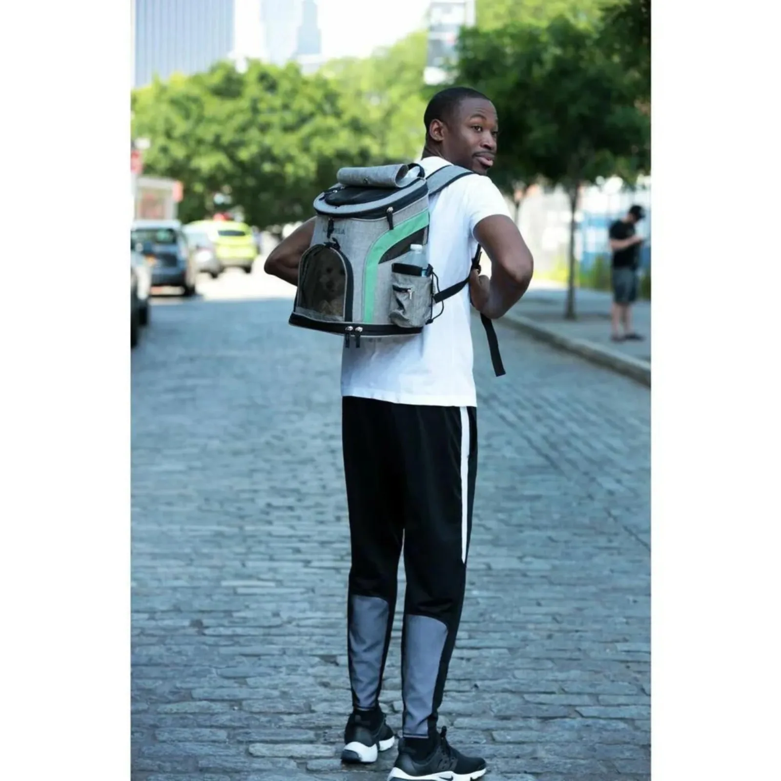 Katziela Voyager Backpack Carrier Gray/Light Green - Image 2