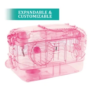 Kaytee CritterTrail 1-Level Pink Habitat