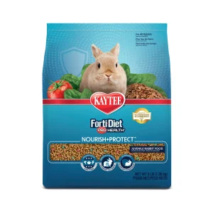 Kaytee Forti-Diet Pro Health Nourish+Protect Juvenile Rabbit Food Alfalfa 3 lb