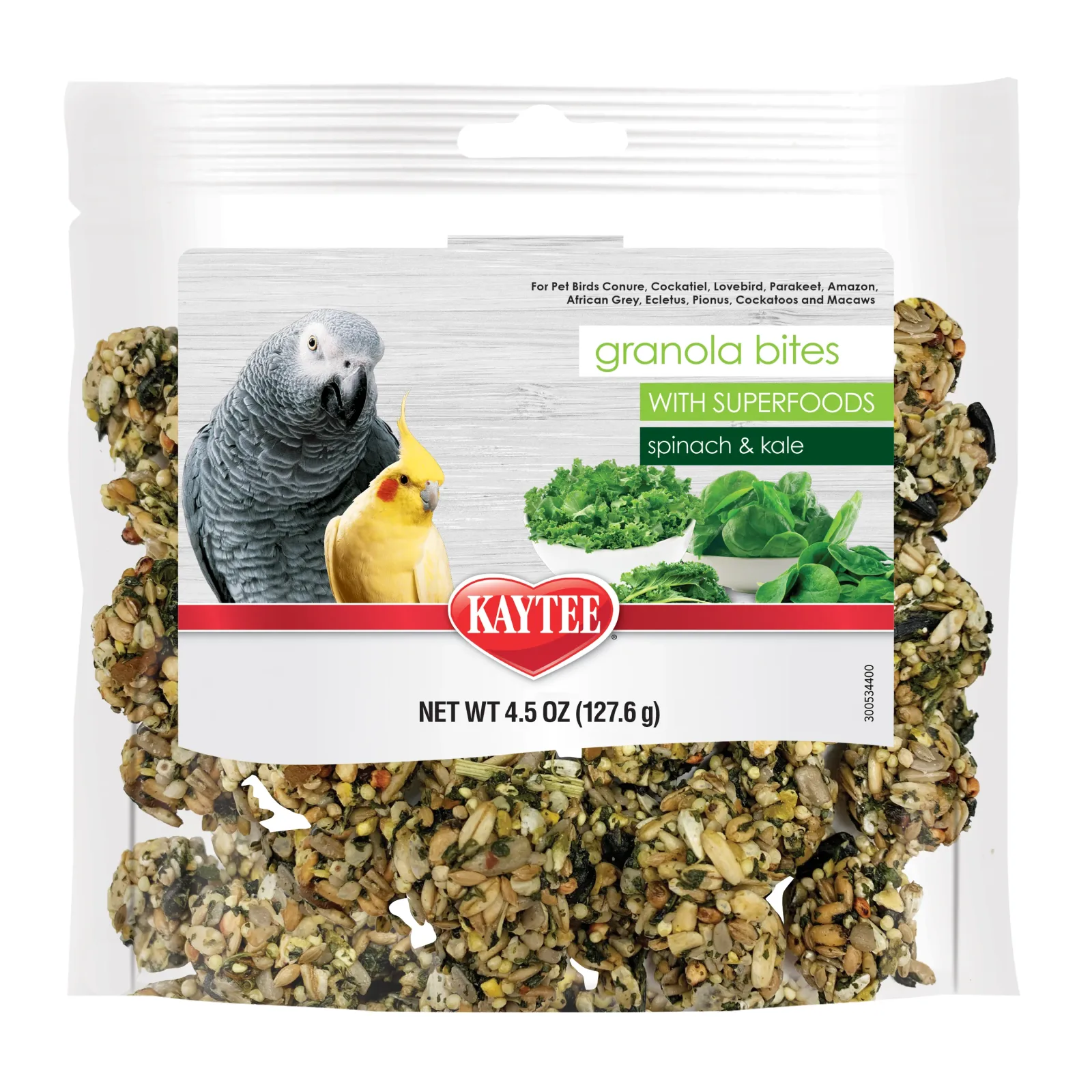 Kaytee Granola Bites Spinach and Kale