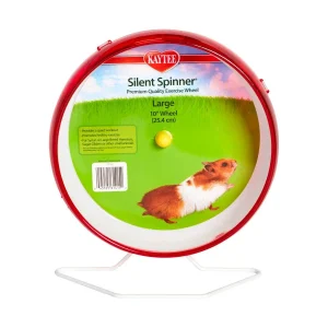 Kaytee Small Animal Silent Spinner Wheel Large 10 Inch (assorted colors)