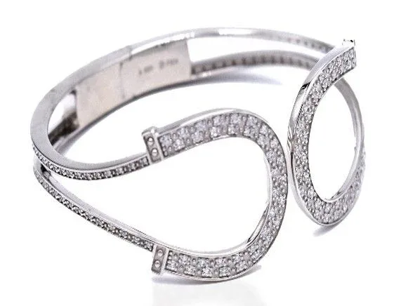 Kelly Herd Double Horseshoe Bangle Bracelet