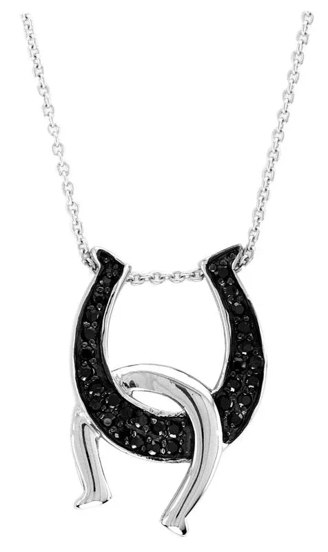 Kelly Herd Double Horseshoes Necklace - Image 2
