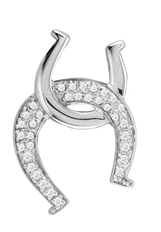 Kelly Herd Double Horseshoes Necklace