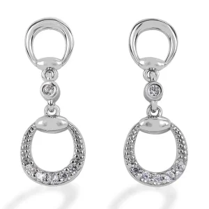 Kelly Herd Eggbutt Dangle Earrings