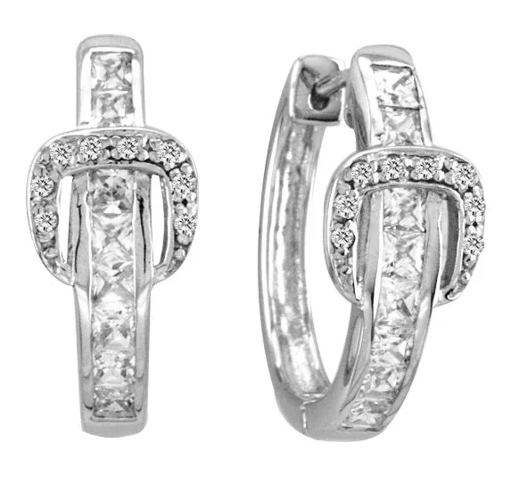 Kelly Herd Elegant Buckle Earrings - Image 2