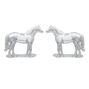 Kelly Herd Halter Horse Earrings