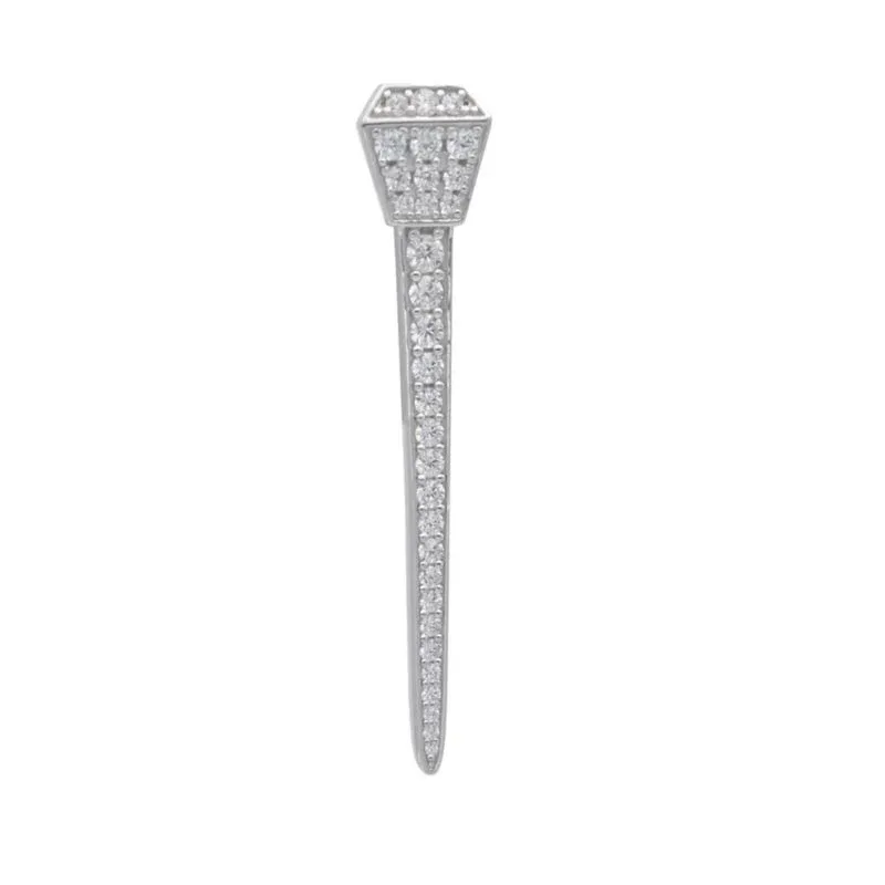 Kelly Herd Horseshoe Nail Tie Tack