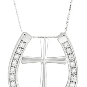 Kelly Herd Large Cross and Horseshoe Pendant