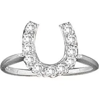 Kelly Herd Large Horseshoe Ring
