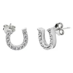 Kelly Herd Pave Horseshoe Earrings