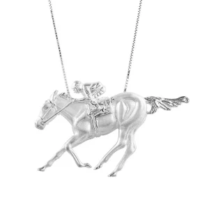 Kelly Herd Race Horse/Jockey 1 Necklace