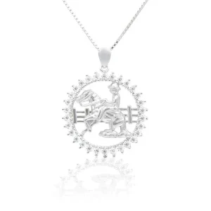 Kelly Herd Reiner In Circle Pendant