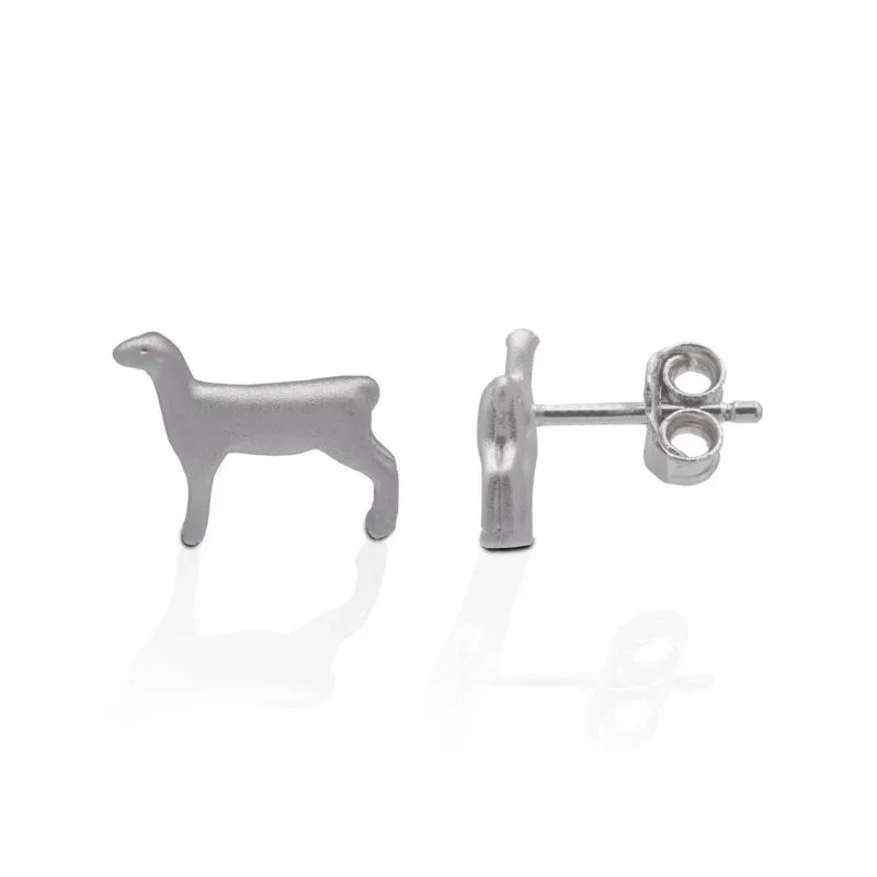 Kelly Herd Sheep Earrings Sterling Silver