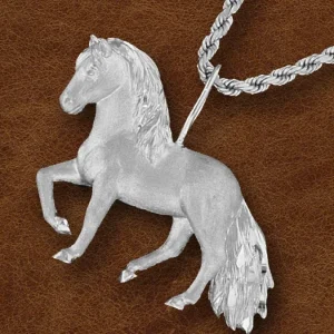 Kelly Herd Silver Paso Fino Pendant