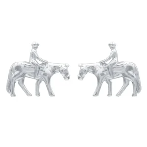 Kelly Herd Western Pleasure Horse with Rider Earrings