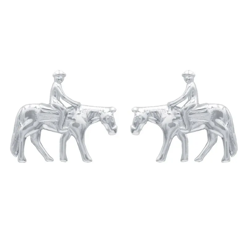 Kelly Herd Western Pleasure Horse with Rider Earrings