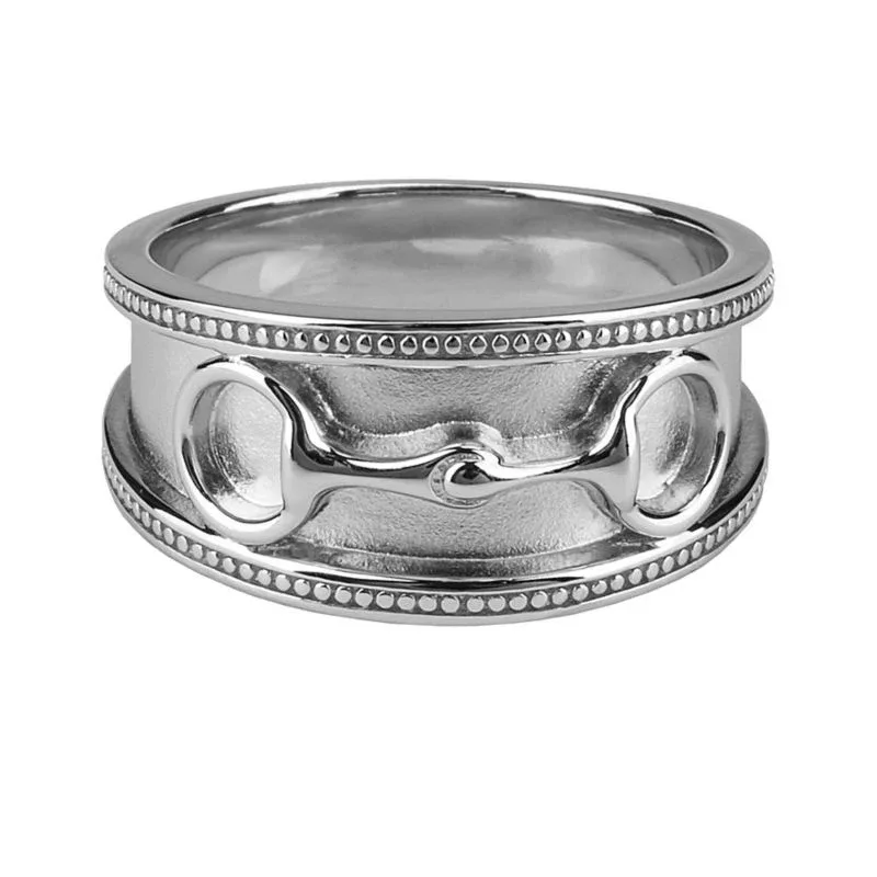 Kelly Herd Wide Band Eggbutt Bit Ring