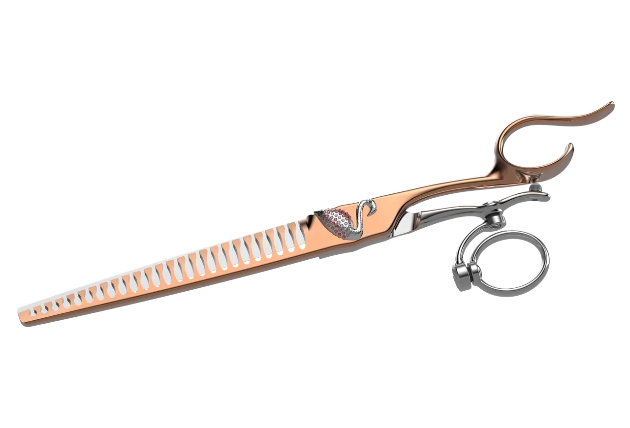 Kenchii Flamingo 25 Tooth Blender Swivel Shears