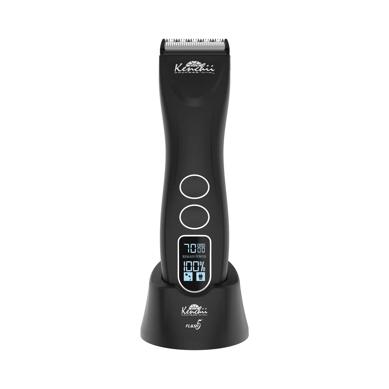 Kenchii Flash 5 Digital Cordless Clipper Matte Black