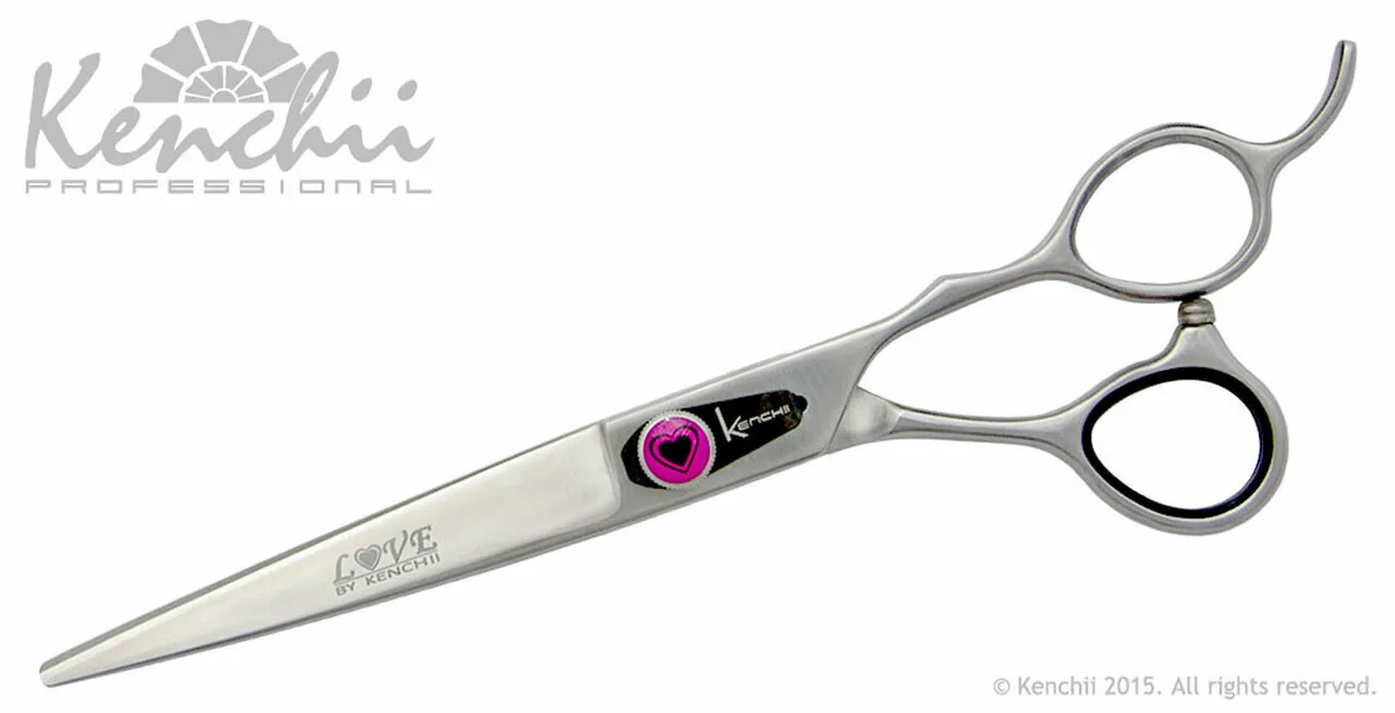 Kenchii Love Shears, Straight, 7 inch
