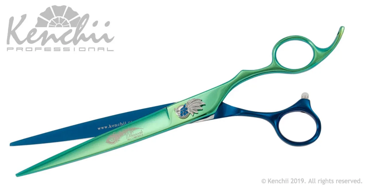 Kenchii Peacock Straight Shear, 8"