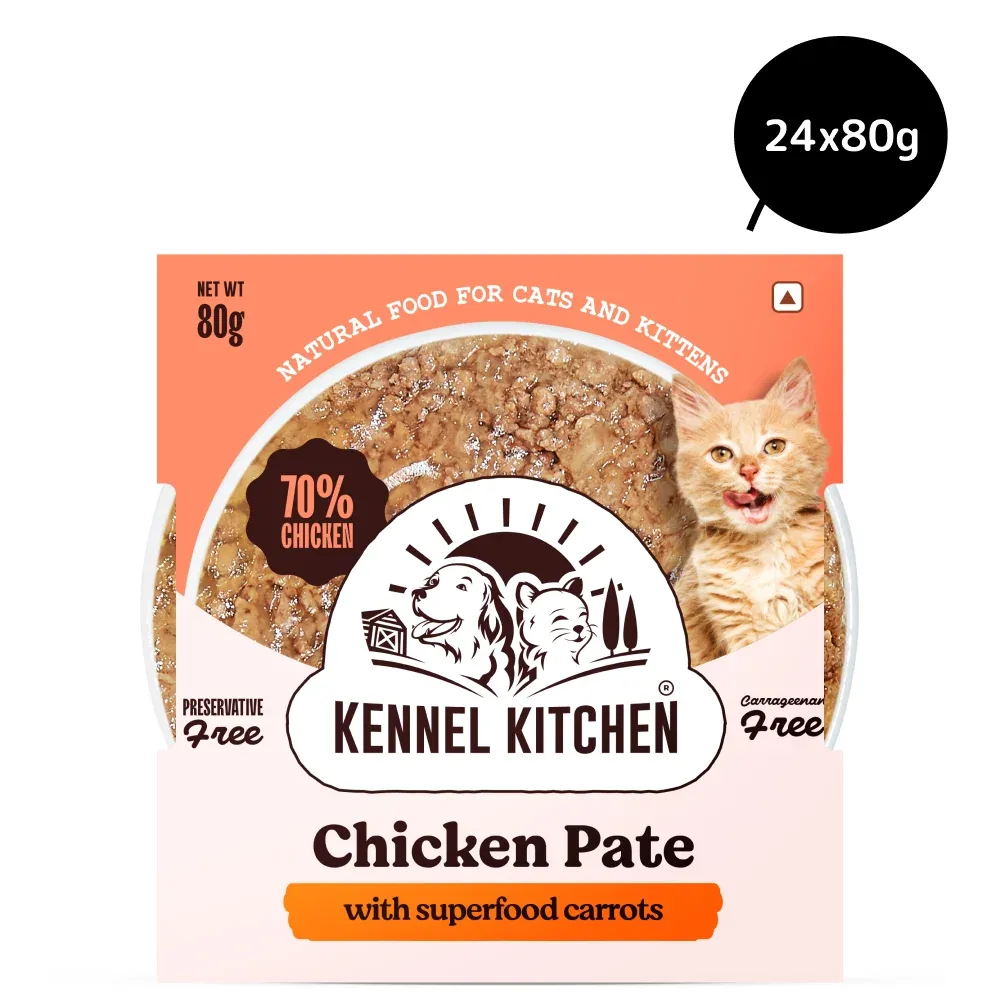 Kennel Kitchen Chicken Pate with Superfood Carrot Cat Wet Food - Image 2