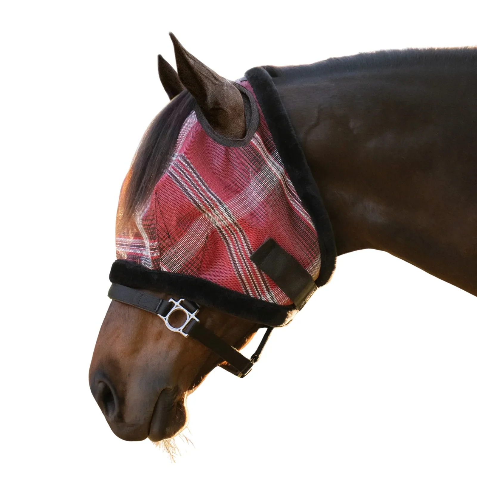 Kensington Draft UV Fly Mask with Fleece - Dual Ear/Forelock - Image 2