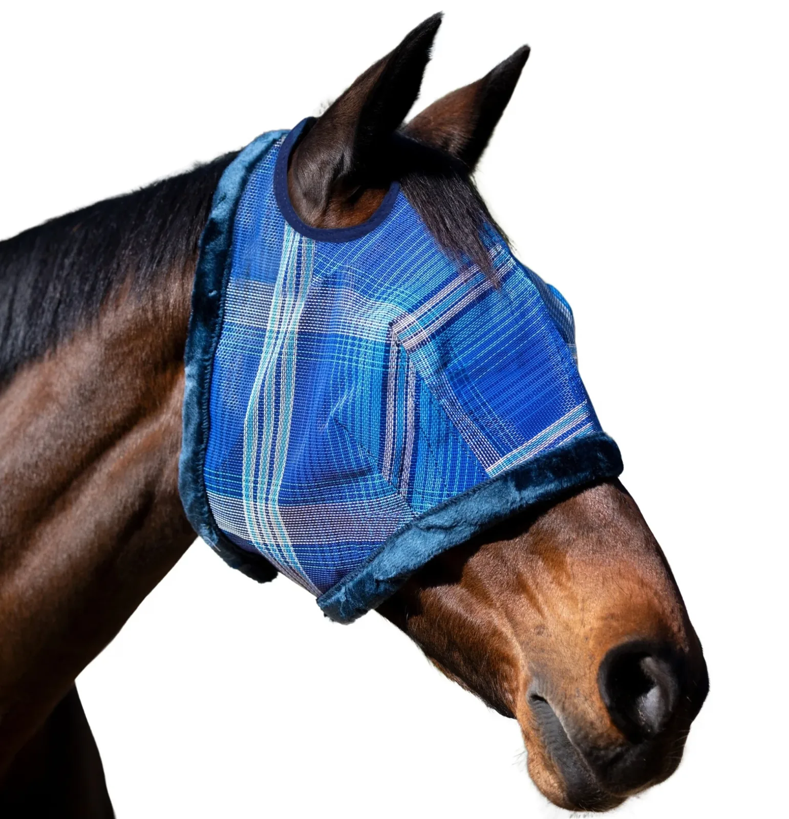 Kensington Fly Mask with Fleece Trim - Image 2