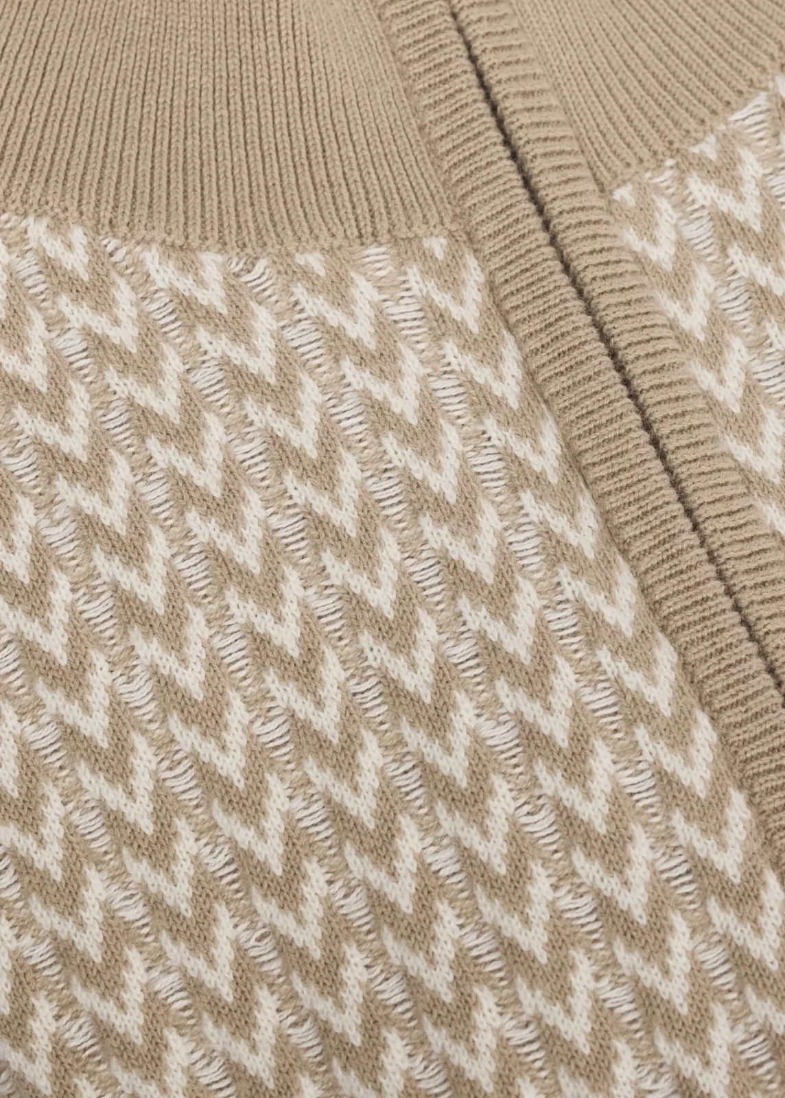 Kerrits Quarter Zip Herringbone Sweater - Image 2