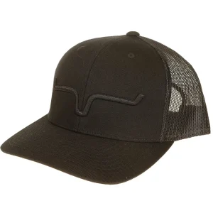 Kimes Ranch Black Weekly Trucker Cap