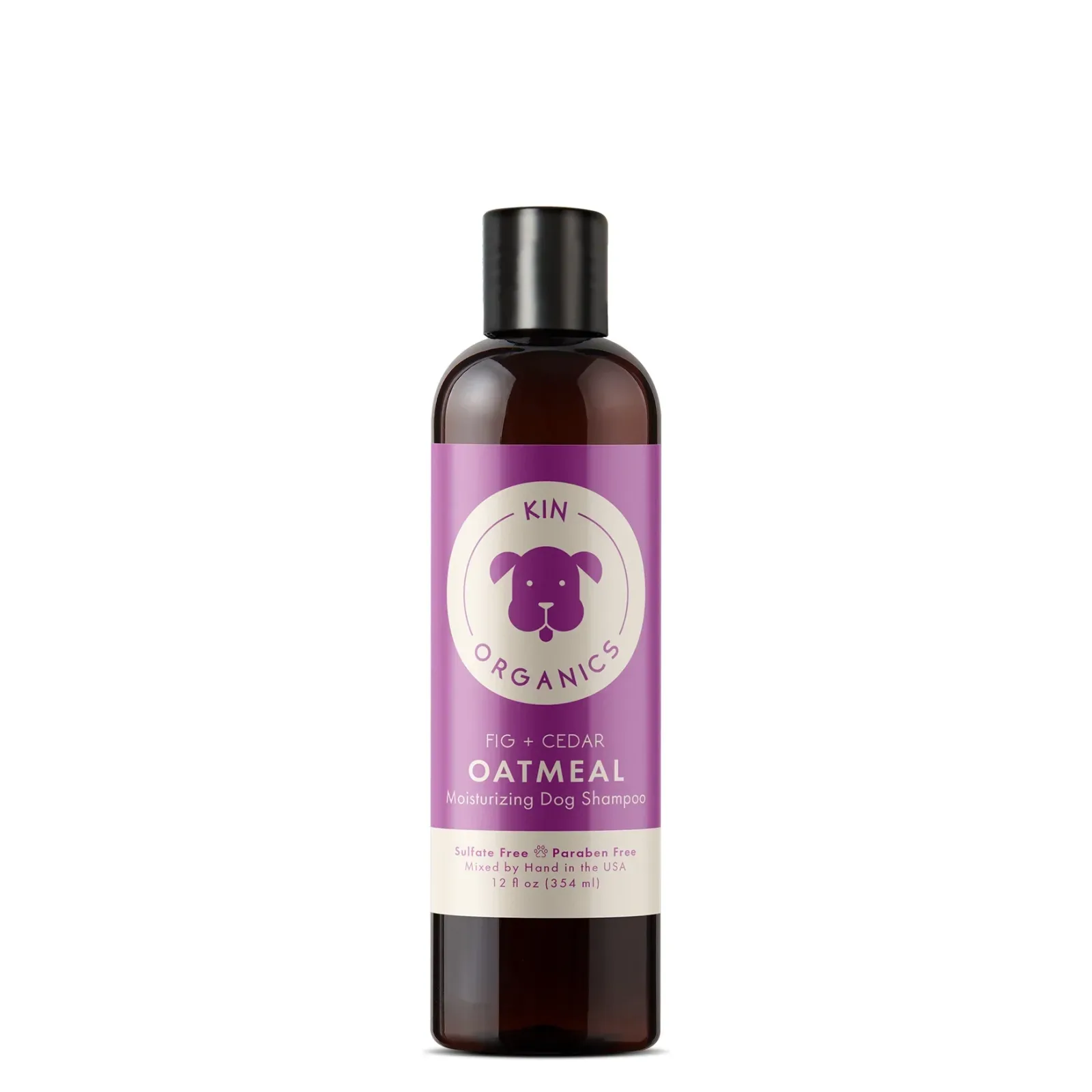 Kin+Kind Coat Oatmeal Fig+Cedar 12 oz. Pet Shampoo