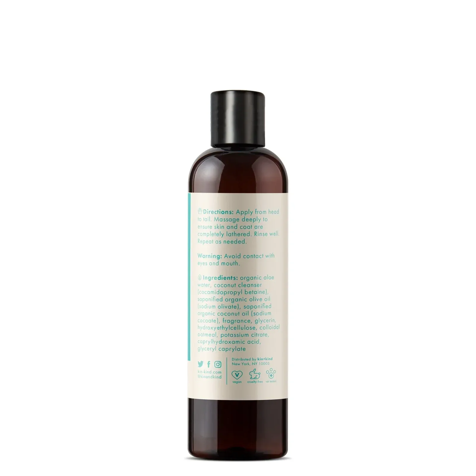 Kin+Kind Coat Oatmeal Jasmine+Lily 12 oz. Pet Shampoo - Image 2