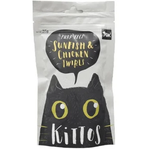 Kittos Purr Fect Sunfish Chicken and Twirls Cat Treats